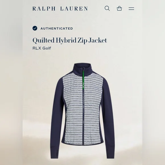 RLX Ralph Lauren-Quilted Hybrid Zip Jacket - Picture 2 of 6